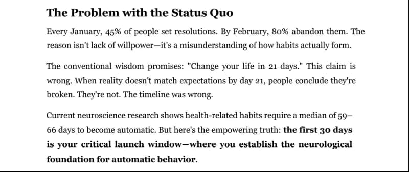 The Problem with the Status Quo
